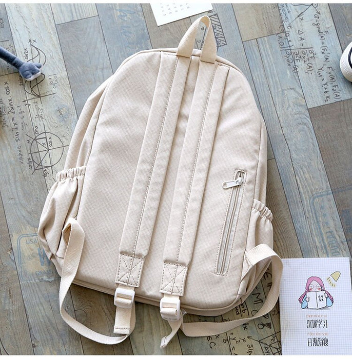 Waterproof Large Simple School Backpack