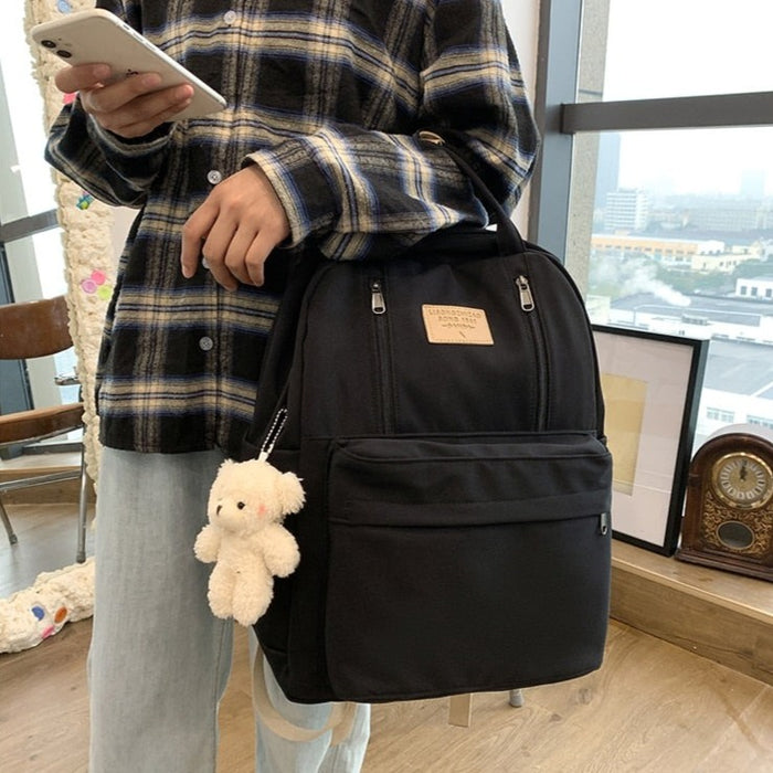 Korean Style School Backpack Tote Bag