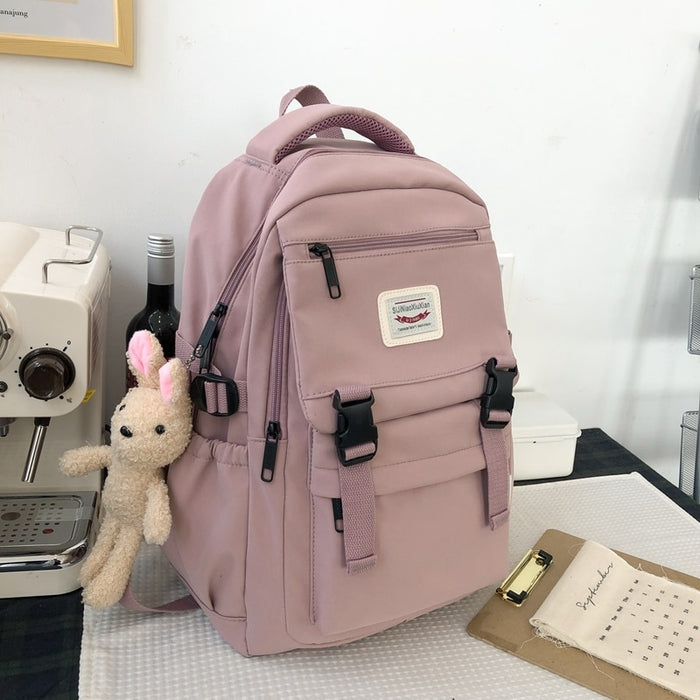 Waterproof Nylon Student School Backpack