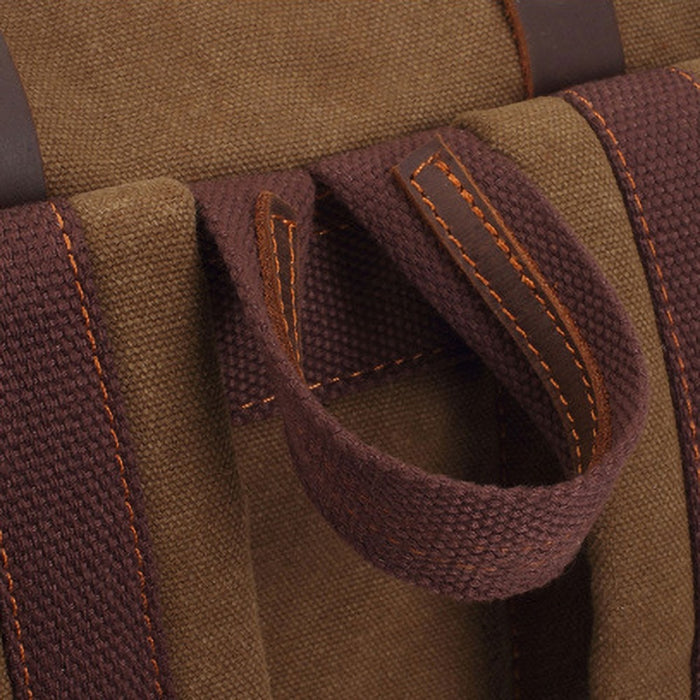 Vintage Canvas Travel Backpack for Men and Women