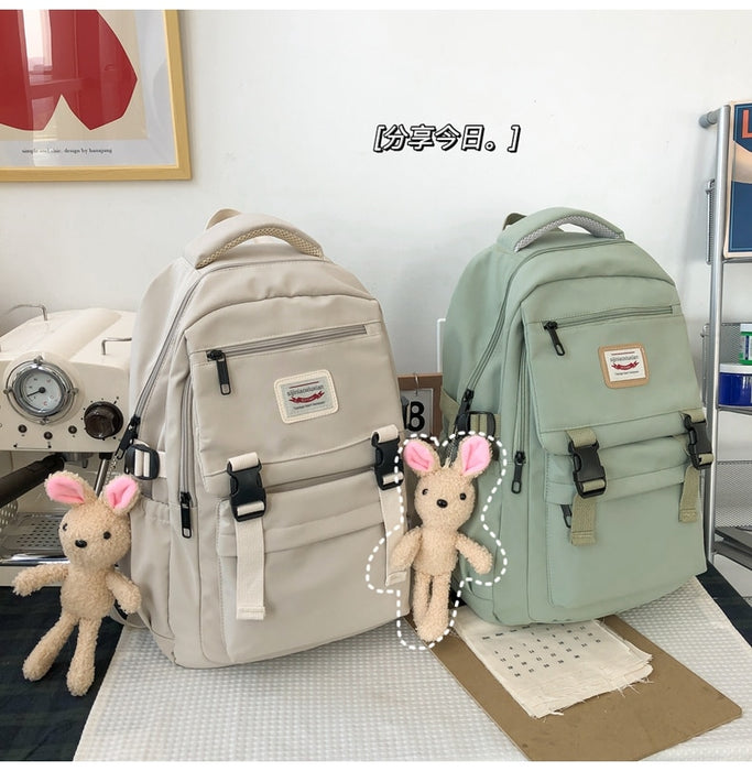 Waterproof Nylon Student School Backpack