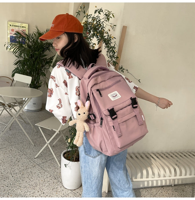 Waterproof Nylon Student School Backpack
