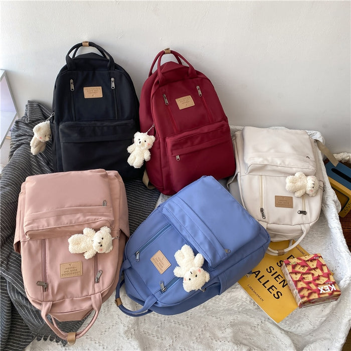 Korean Style School Backpack Tote Bag