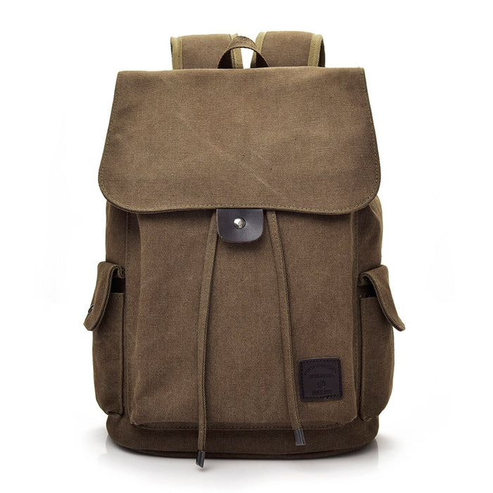 Vintage Canvas Travel Laptop Backpack