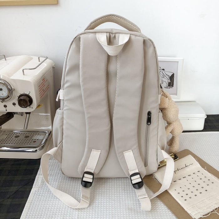 Waterproof Nylon Student School Backpack