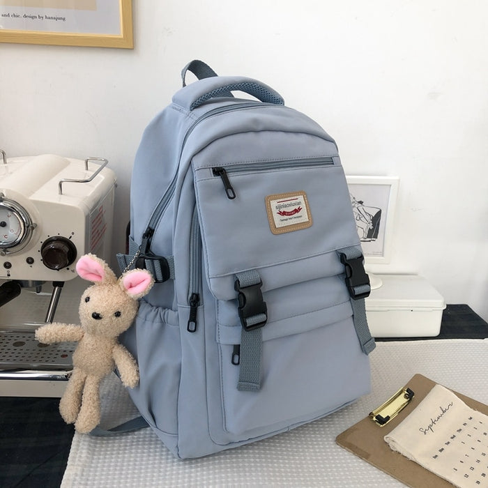Waterproof Nylon Student School Backpack