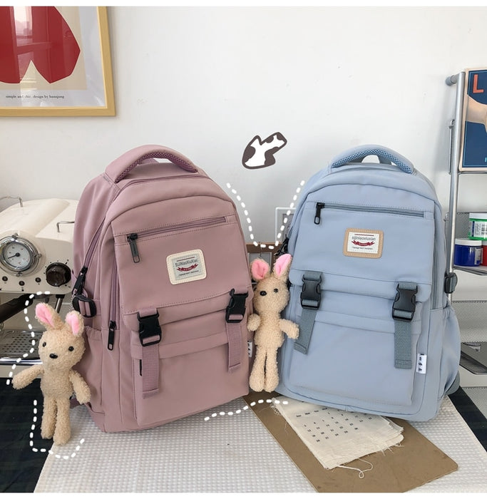 Waterproof Nylon Student School Backpack