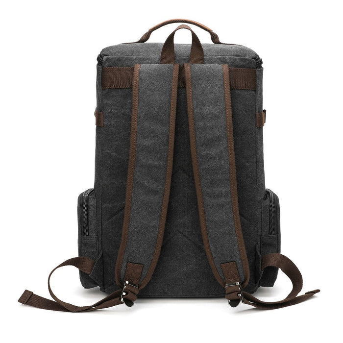 Large Vintage Canvas Laptop Backpack