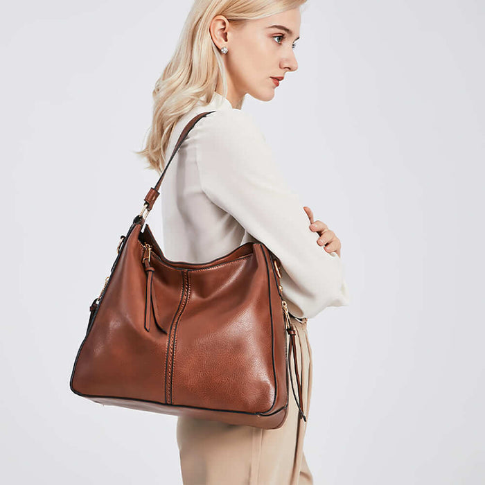 The Hobo Bag - Vintage Soft Faux Leather Hand Bag