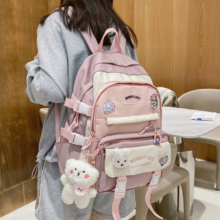 Waterproof Small Nylon School Backpack