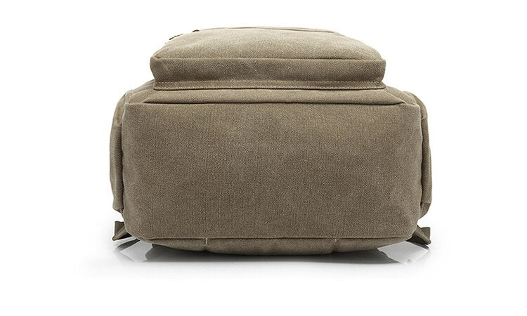 Canvas Travel Backpack Large Military Rucksack
