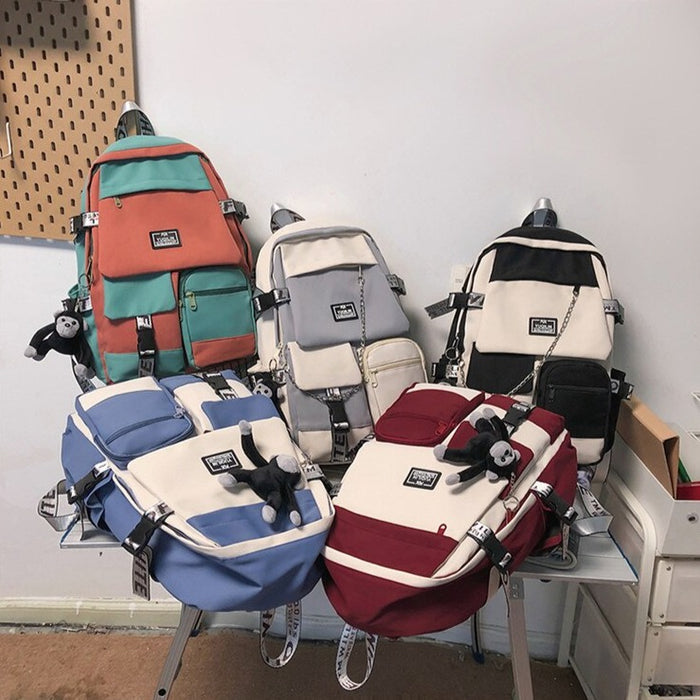 Front Pocket Large Waterproof School Backpack
