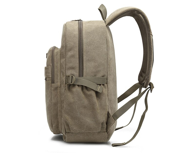 Canvas Travel Backpack Large Military Rucksack