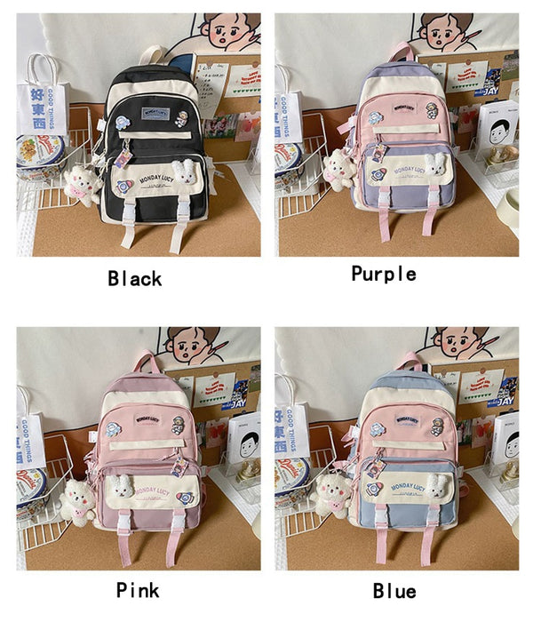 Waterproof Small Nylon School Backpack