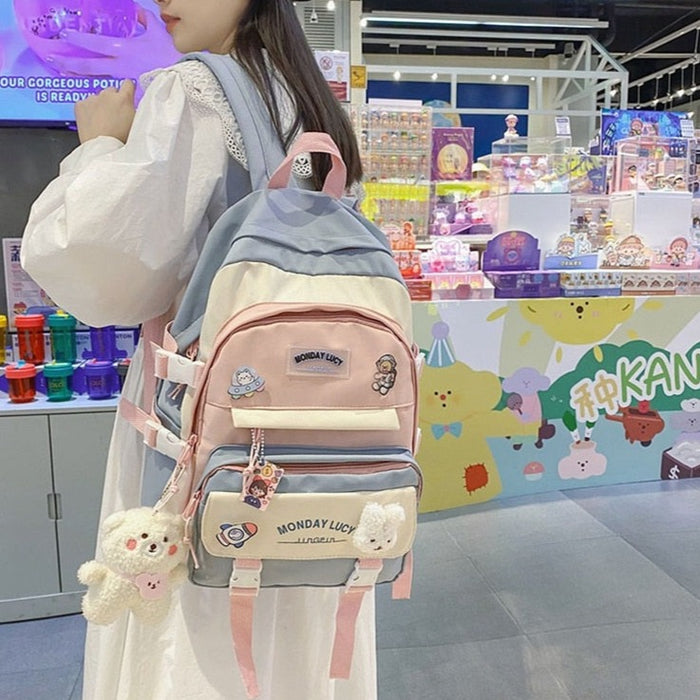 Waterproof Small Nylon School Backpack