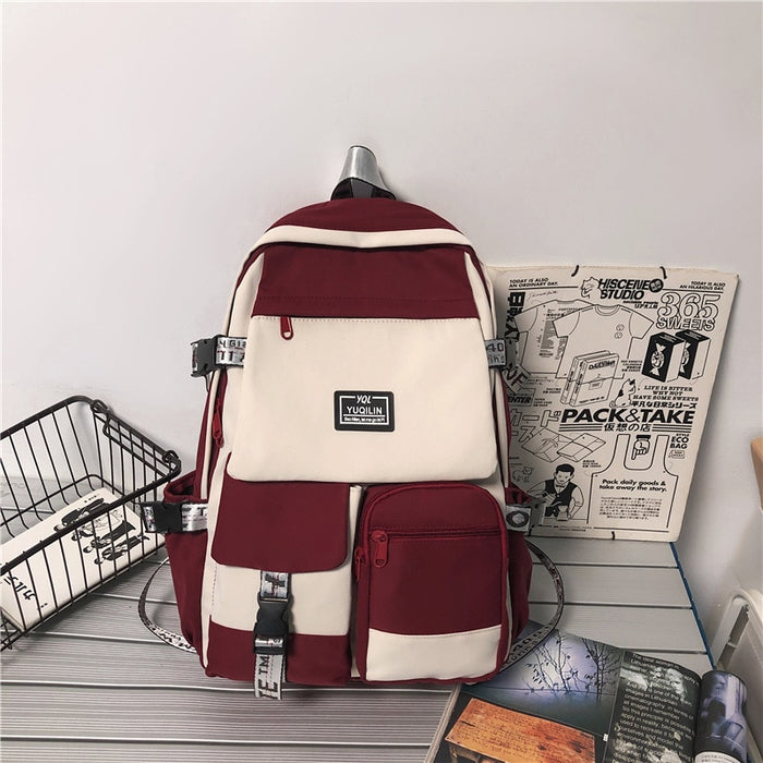 Front Pocket Large Waterproof School Backpack