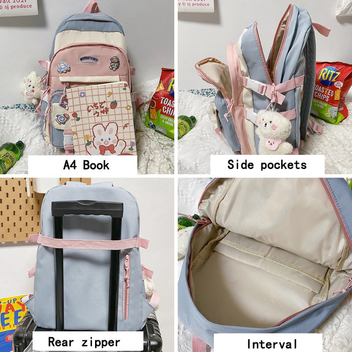 Waterproof Small Nylon School Backpack