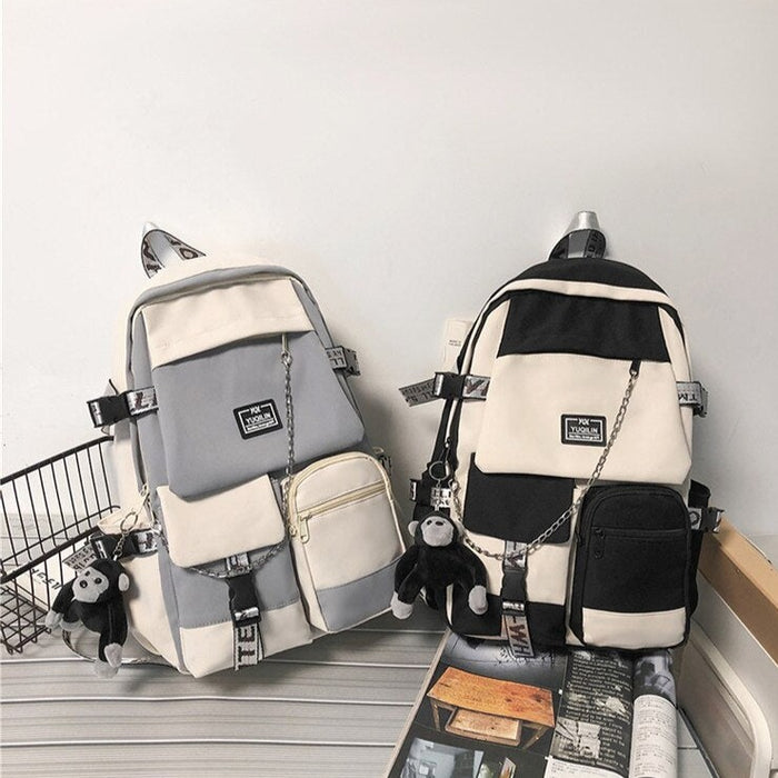 Front Pocket Large Waterproof School Backpack