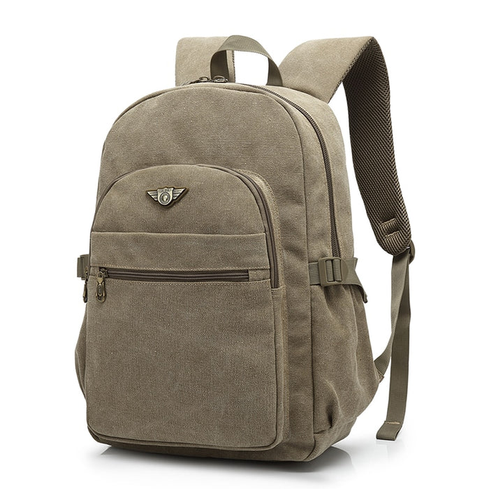 Canvas Travel Backpack Large Military Rucksack