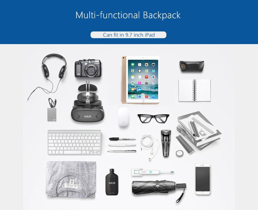 Waterproof Anti-theft Sling Backpack With USB Port