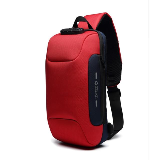 Waterproof Anti-theft Sling Backpack With USB Port