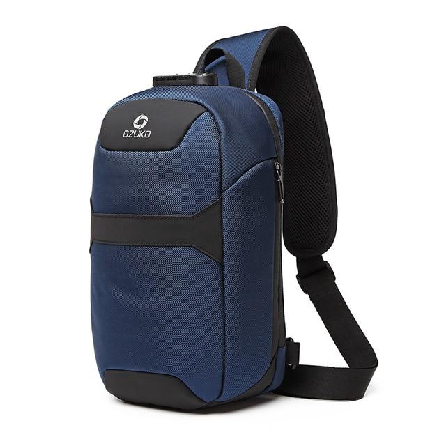Anti-theft Crossbody Sling Backpack With USB Port