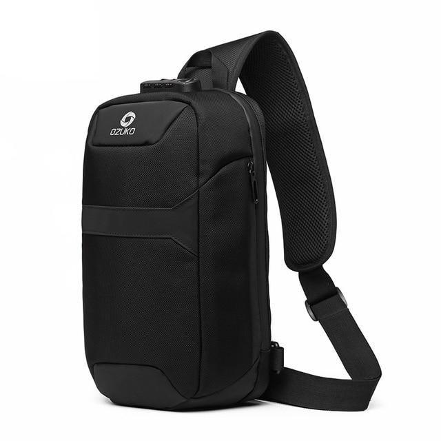 Anti-theft Crossbody Sling Backpack With USB Port