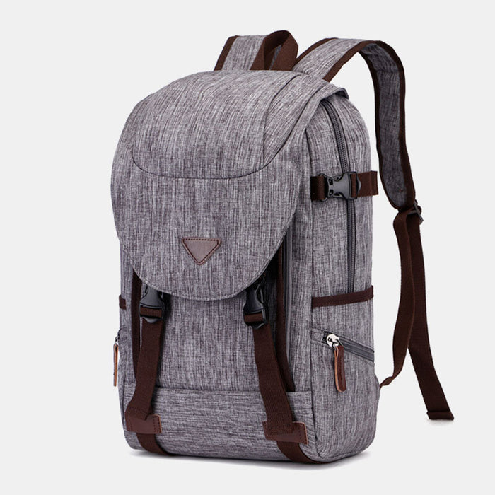 Large Waterproof Canvas Travel Laptop Backpack