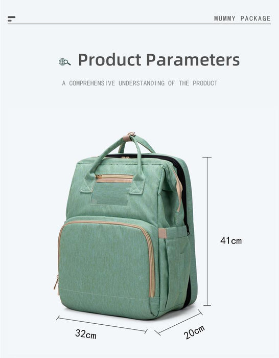 Baby Crib Diaper Backpack