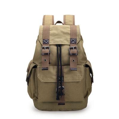 Vintage Canvas Camping Backpack Rucksack