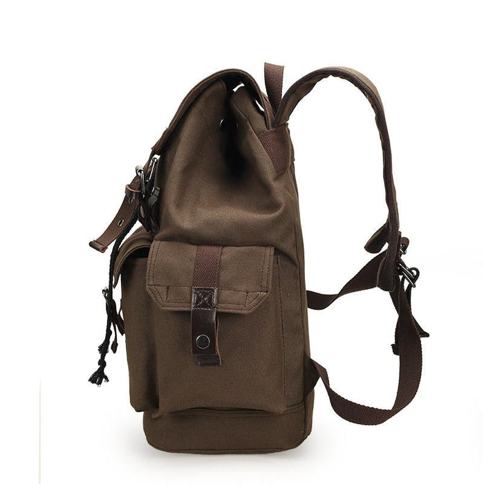 Vintage Canvas Camping Backpack Rucksack