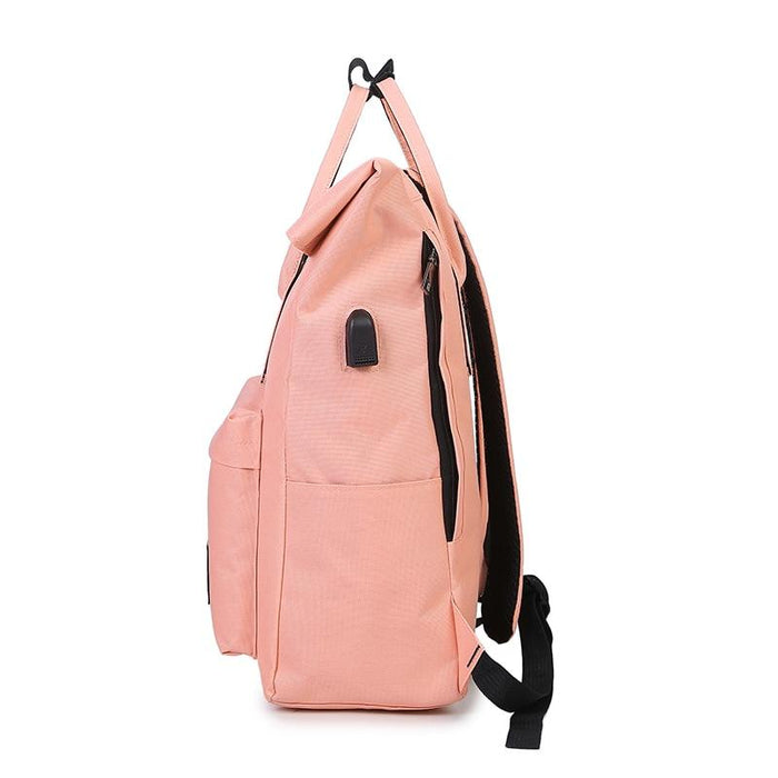 Canvas & Rolltop Backpack + USB
