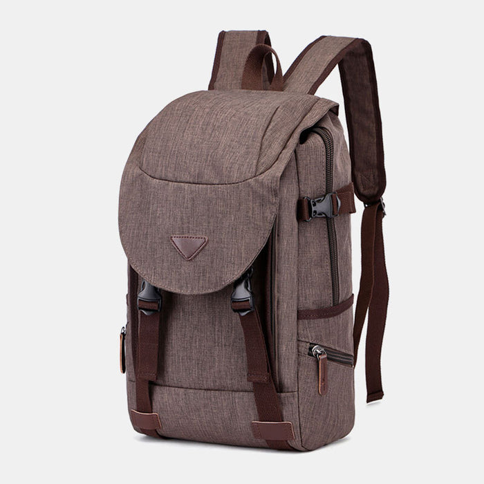 Large Waterproof Canvas Travel Laptop Backpack
