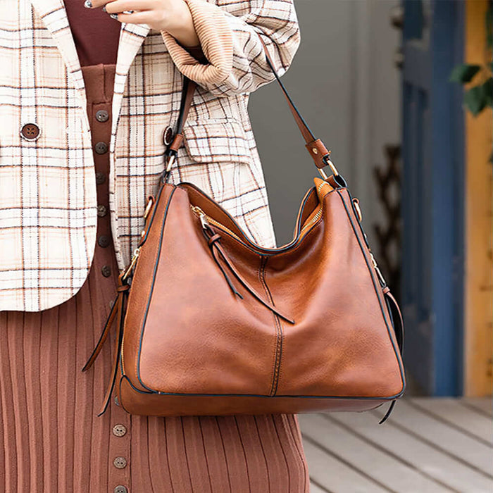 The Hobo Bag - Vintage Soft Faux Leather Hand Bag