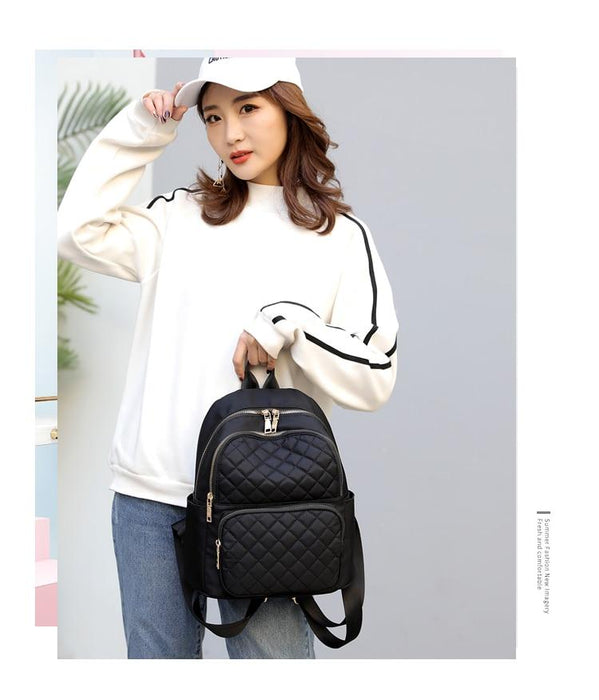 Embossed Waterproof Travel Backpack