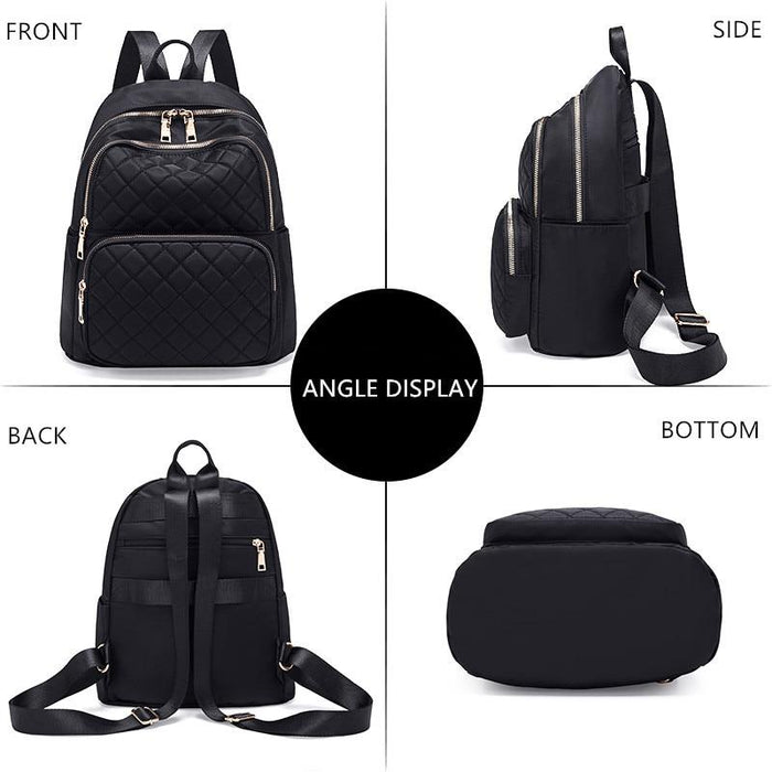 Embossed Waterproof Travel Backpack