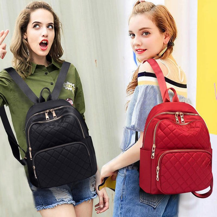 Embossed Waterproof Travel Backpack