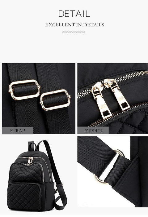 Embossed Waterproof Travel Backpack