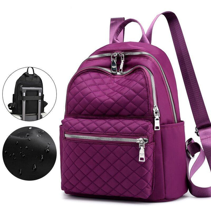Embossed Waterproof Travel Backpack