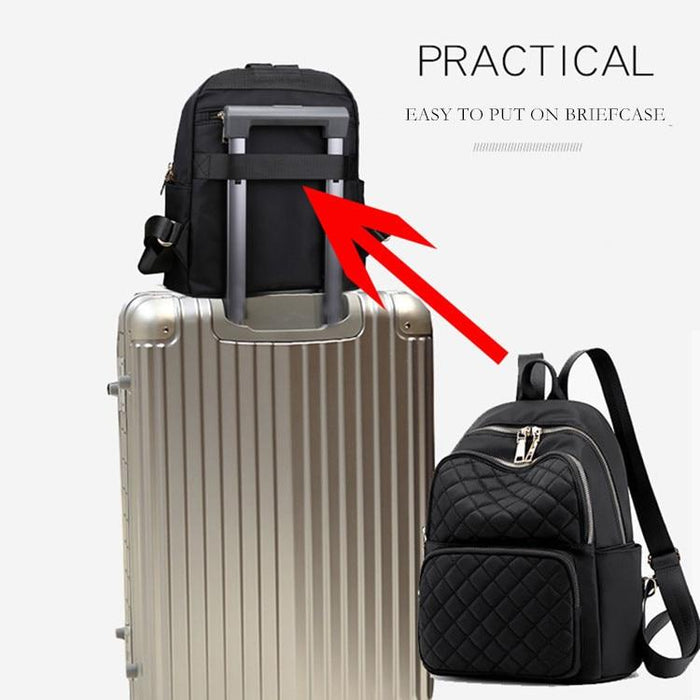 Embossed Waterproof Travel Backpack