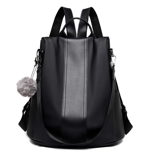 Vintage Faux Leather Backpack Purse