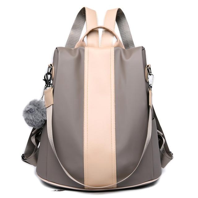 Vintage Faux Leather Backpack Purse