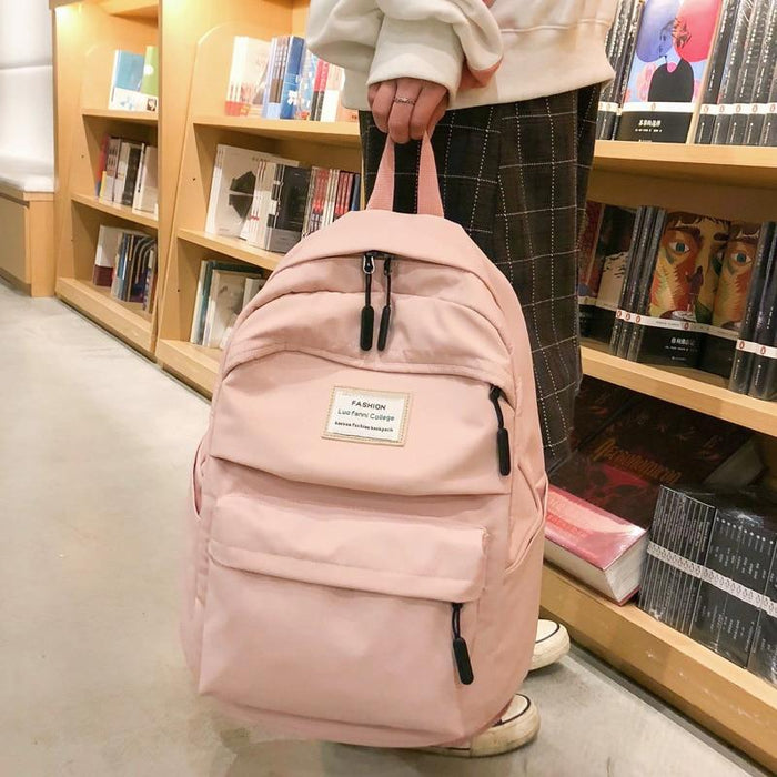 Korean Style Luo Fanni School Backpack