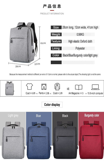 Lightweight Business Laptop Backpack For Work
