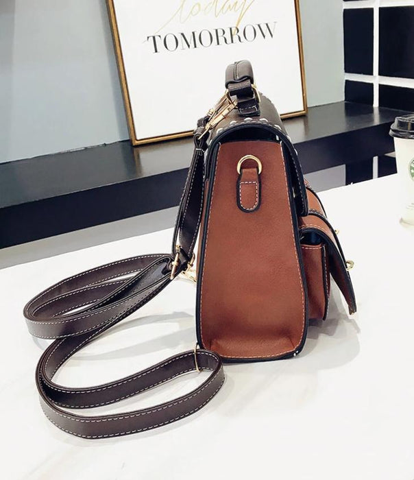 Soft Faux Leather Mini Backpack Purse