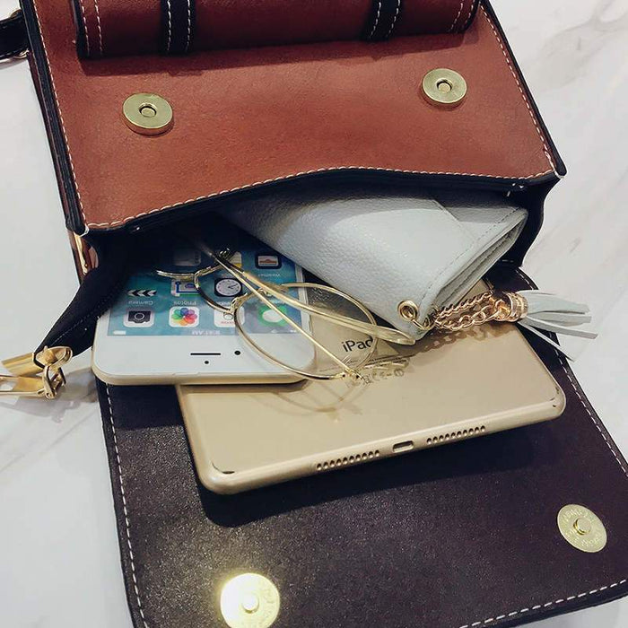 Soft Faux Leather Mini Backpack Purse