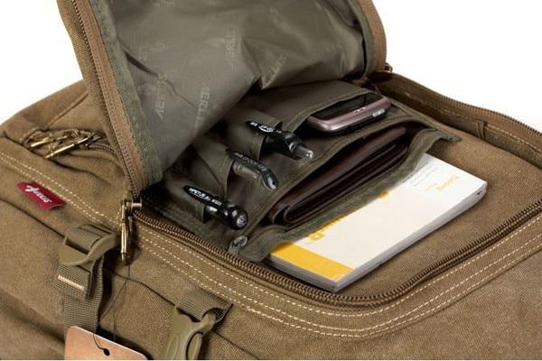Military Canvas Backpack