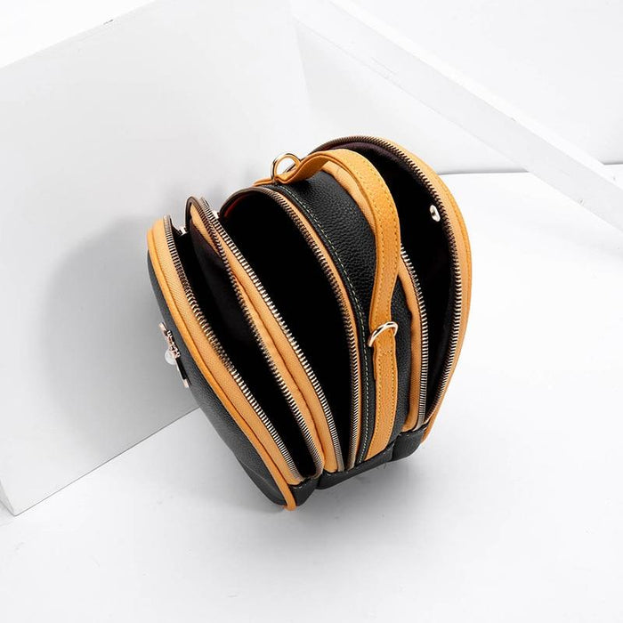 Mini Bee Vegan Leather Backpack Purse