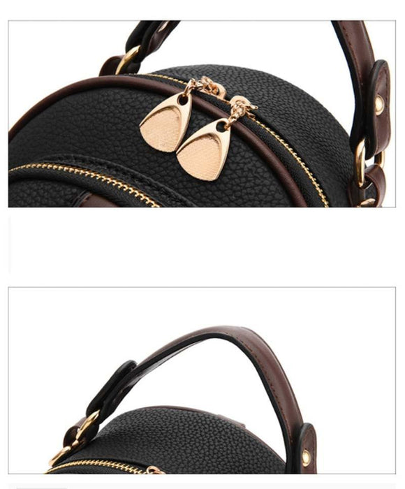 Mini Bee Faux Leather Backpack Purse