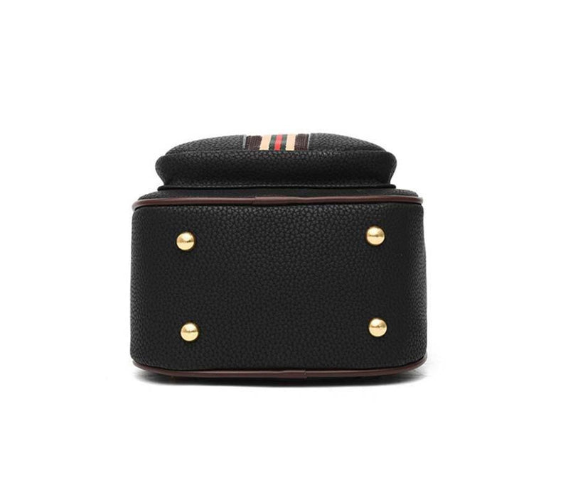 Mini Bee Faux Leather Backpack Purse